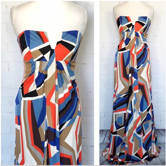 Laundry by Shelli Segal Dresses & Skirts - Laundry by Shelli Segal Geometric Strapless Maxi 8